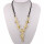 Elegant necklace with cateystones