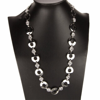 Long fashion chain / belt, silver