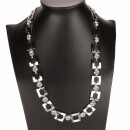 Long fashion chain / belt, silver