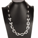 Long fashion chain / belt, silver
