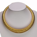 Fashionable necklace, gold