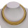 Fashionable necklace, gold