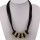 multi-strand band chain copper, gold-black