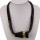 multi-strand band chain copper, gold-black