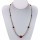 Rod necklace carnelian 4-10mm