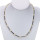 Rod necklace rose quartz 4mm