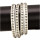 Wickelarmband PU, 40cm, Weiß
