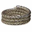 snake bracelet, silver