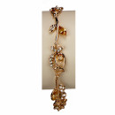 Edle Armkette mit Zironiasteinen, Rosegold