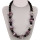 Halskette Cara, Lila 24x16mm
