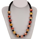 Necklace Cara, red pearl 14mm