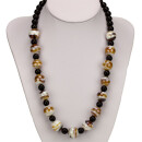 Necklace Cara, Brown pearl 14mm - only 4pcs left!