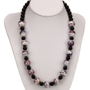 Necklace Cara, purple bead 14mm - only 3pcs left!
