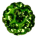 Kugel mit Steinen, 10mm, Grün