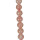 strand faceted rose quartz, 12mm
