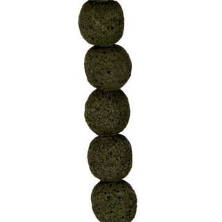 Strang gefärbte Lava, Petrol, Kugel 8mm