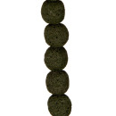 strand colored lava, petroleum, sphere 12mm