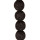 strand colored lava, black, ball 15mm