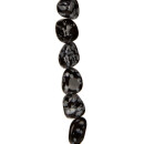 strand snowflake-obsidian, nugget, 10-20mm - nur noch 3...