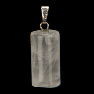 Pendant cylinder, rock crystal