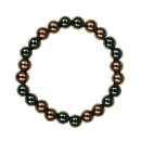 Magnetic pearl bracelet brown - only 11pcs left!