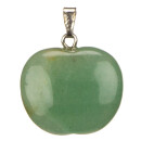 Pendant Apple, Green Aventurine - only 1pc left!