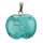 Pendant apple, synth. turquoise