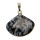 Pendant fan, Snowflake Osidian