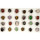 Sortiment Natursteinringe, 18x13mm