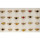 Sortiment Natursteinringe Gold, 8mm