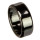Hematite ring flat, 8mm, size 18