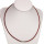 Necklace leather with plug clasp, 2.0mm, light brown