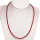 waxcord necklace, 2,0mm, red