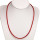 waxcord necklace, 2,0mm, red