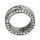 Edelstahlring mit Steinen, Silber