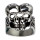 Ring for biker from stainless steel, Size 21
