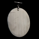 Pendant mother-of-pearl oval, 65x50mm