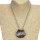 Necklace with pendant, silver