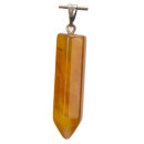 Pendant lace, 32mm, red agate