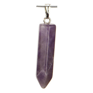 Anhänger Spitze, 32mm, Amethyst