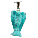 pendant angel big, 36mm, synth. turquoise