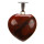 Pendant heart, 30mm, mahogany ombidian