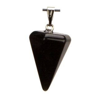 Pendant pendulum, 21mm, black agate
