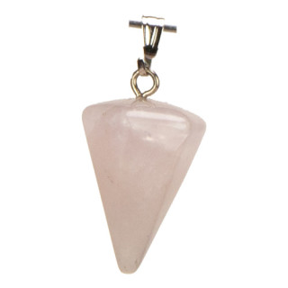 Pendant pendulum, 21mm, rose quartz