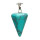 pendant pendulum, 21mm, synth. turquoise