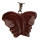 Anhänger Schmetterling, 39x31mm, Mahagoniobsidian