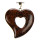 Pendant heart, 31x30mm, mahogany osidian - only 4pcs left!