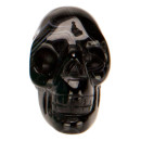 Pendant skull, 26x20mm, black agate