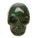 Pendant skull, 26x20mm, Indian agate