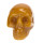 Pendant skull, 26x20mm, yellow jade